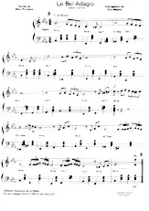 scarica la spartito per fisarmonica Le Bel Adagio (d'après Tomaso Albinoni) (Boléro) in formato PDF