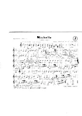télécharger la partition d'accordéon Michelle (Chant : The Beatles) (Slow) au format PDF