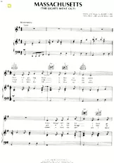 télécharger la partition d'accordéon Massachusetts (Interprètes : The Bee Gees (Boléro) au format PDF
