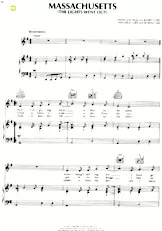 descargar la partitura para acordeón Massachusetts (Interprètes : The Bee Gees (Boléro) en formato PDF