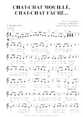 download the accordion score Chat chat mouillé Chat chat fâché in PDF format