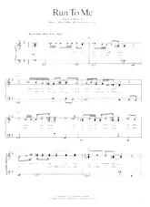 télécharger la partition d'accordéon Run to me (Interprètes : The Bee Gees) (Slow) au format PDF