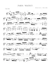 scarica la spartito per fisarmonica Paris Madrid (Paso Doble) in formato PDF