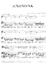 download the accordion score Zabadak (Interprètes : Dave, Dee, Dozy, Beacky, Mick & Tich) (Schlager) in PDF format