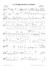 download the accordion score Le troubadour d'Occitanie in PDF format