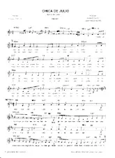 download the accordion score Chica de Julio (La fille de juillet) (Tango) in PDF format