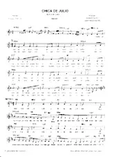 descargar la partitura para acordeón Chica de Julio (La fille de juillet) (Tango) en formato PDF