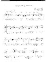 télécharger la partition d'accordéon Alright Okay You win (Arrangement : Susi Weiss) (Swing Madison) au format PDF