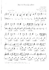 télécharger la partition d'accordéon Bei mir bist du schön (Arrangement : Susi Weiss) (Swing madison) au format PDF
