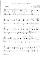télécharger la partition d'accordéon Can't take my eyes off you (Arrangement : Susi Weiss) (Boléro) au format PDF