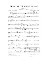 download the accordion score Fête au village Serbe (Orchestration) (Samba Step) in PDF format