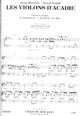 download the accordion score Les violons d'Acadie (Chant : Alain Morisod / Sweet People) in PDF format
