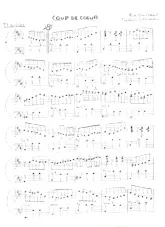 télécharger la partition d'accordéon Coup de coeur (Valse) (Partition Manuscrite) au format PDF