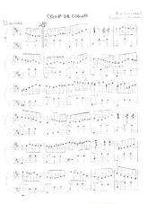 download the accordion score Coup de coeur (Valse) (Partition Manuscrite) in PDF format