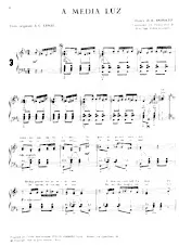 download the accordion score A Media Luz (Arrangement : Walter Pörschmann) (Tango) in PDF format