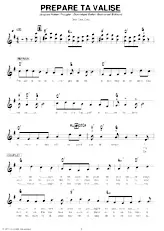 download the accordion score Prépare ta valise (Cha Cha Cha) in PDF format