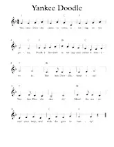 télécharger la partition d'accordéon Yankee Doodle (Hymne de l'État du Connecticut) (Marche) au format PDF