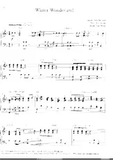 scarica la spartito per fisarmonica Winter Wonderland (Arrangement : Susi Weiss) (Chant de Noël) in formato PDF