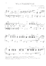 descargar la partitura para acordeón What a wonderful world (Arrangement : Susi Weiss) (Slow Rock) en formato PDF