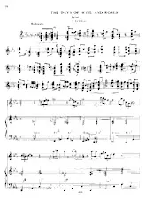télécharger la partition d'accordéon The Days Of Wine And Roses (Ballade) (Accordéon) au format PDF