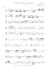 download the accordion score El Paso de los Tres amigos in PDF format