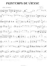 descargar la partitura para acordeón Printemps de Vienne (Valse Viennoise) en formato PDF