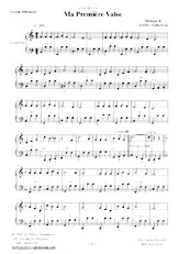 descargar la partitura para acordeón Ma première valse en formato PDF