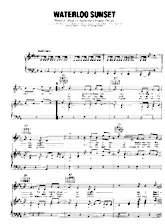scarica la spartito per fisarmonica Waterloo sunset (Interprètes : The Kinks) (Rumba) in formato PDF