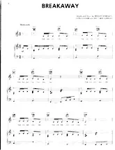 télécharger la partition d'accordéon Kelly Clarkson : Breakaway (Piano / Vocal / Guitar) (12 Titres) au format PDF