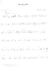 scarica la spartito per fisarmonica Malagueña (Arrangement pour accordéon de Werner Lang) (Fox Trot) in formato PDF