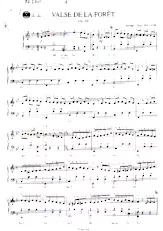 descargar la partitura para acordeón Valse de la forêt (Arrangement : Manu Mangain) en formato PDF