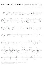 scarica la spartito per fisarmonica Una ragazza in due (Down came the rain) (Slow) in formato PDF
