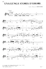 télécharger la partition d'accordéon Una lunga storia d'amore (Slow) au format PDF