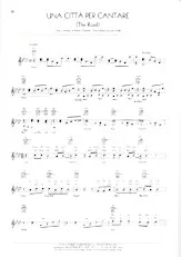 télécharger la partition d'accordéon Una citta per cantare (The Road) (Slow) au format PDF