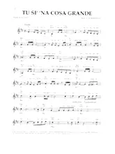 scarica la spartito per fisarmonica Tu si' 'na cosa grande (Chant : Orietta Berti) (Slow) in formato PDF