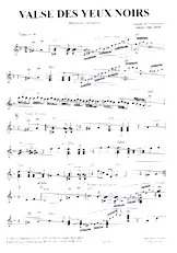 scarica la spartito per fisarmonica Valse des yeux noirs (Fantaisie Viennoise) in formato PDF