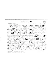 scarica la spartito per fisarmonica J'aime les filles (Slow) in formato PDF