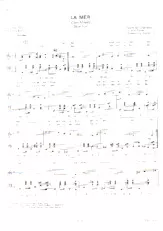 télécharger la partition d'accordéon La mer (Das Meer) (Arrangement pour accordéon de Werner Lang) (Chant : Charles Trenet / Renée Lebas / Jacqueline François / Roland Gerbeau) (Slow Fox) au format PDF