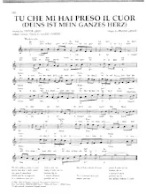scarica la spartito per fisarmonica Tu che mi hai preso il cuor (Deins ist mein ganzes Herz) (Chant : Laura Pausini & Luciano Pavarotti) (Slow) in formato PDF