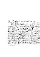 descargar la partitura para acordeón Poupée de cire Poupée de son (Chant : France Gall) (Fox) en formato PDF
