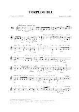 scarica la spartito per fisarmonica Torpedo blu (Chant : Giorgio Gaber) (Swing Madison) in formato PDF