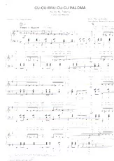 download the accordion score Cu Cu Rru Cu Cu Paloma (Ay Ay Ay Paloma) (Arrangement pour accordéon de Angela Winterstein) (Chant : Perry Como / Nana Mouskouri / Julio Iglesias / Joan Baez) (Huapango Béguine) in PDF format