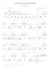 descargar la partitura para acordeón Cu Cu Rru Cu Cu Paloma (Ay Ay Ay Paloma) (Arrangement pour accordéon de Angela Winterstein) (Chant : Perry Como / Nana Mouskouri / Julio Iglesias / Joan Baez) (Huapango Béguine) en formato PDF