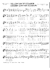 télécharger la partition d'accordéon Yellow Sun of Ecuador (Gouden zon van Ecuador) (Chant : The Classics) (Slow Rock) au format PDF