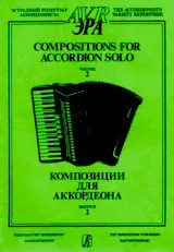 télécharger la partition d'accordéon Compositions For Accordion Solo (The Accordionists Variety Repertoire) (Volume 2) (8 Titres) au format PDF