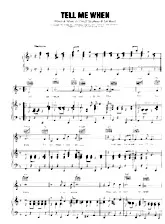 download the accordion score Tell me when (Interprètes : The Applejacks) (Quickstep) in PDF format