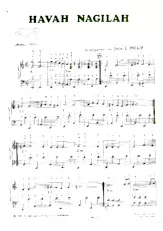 scarica la spartito per fisarmonica Havah Nagilah (Arrangement pour accordéon de John L Philip) (Chant : Les Compagnons de la Chanson) (Chanson Folklorique Israélienne) in formato PDF