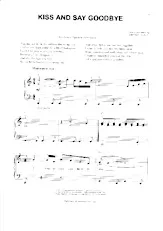 télécharger la partition d'accordéon Kiss And Say Goodbye (Chant : The Manathan) au format PDF
