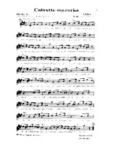 descargar la partitura para acordeón Cabrette mazurka en formato PDF
