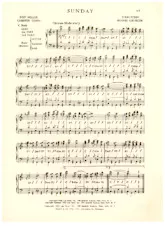 télécharger la partition d'accordéon Sunday (Chant : Gene Austin) (Fox-Trot) au format PDF